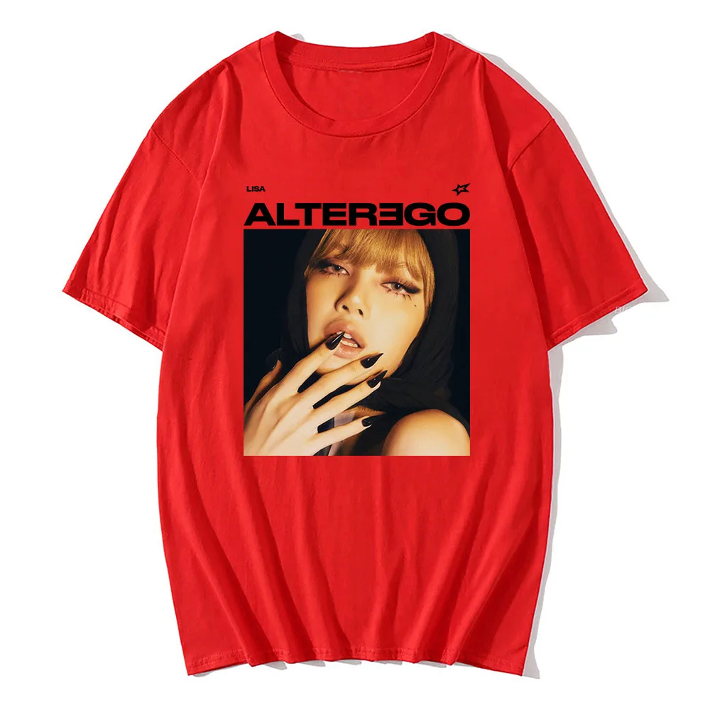 LISA Alter Ego 2025 New Album Printing Tshirts Korean Singer