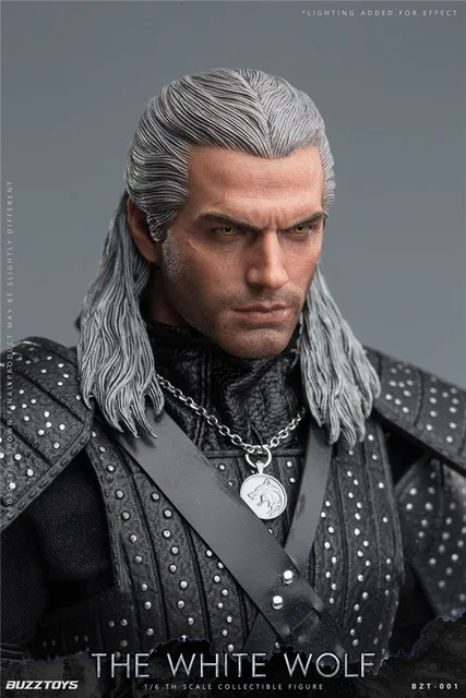 BUZZTOYS BUZ001 1/6 Male White Wolf Geralt High Quality