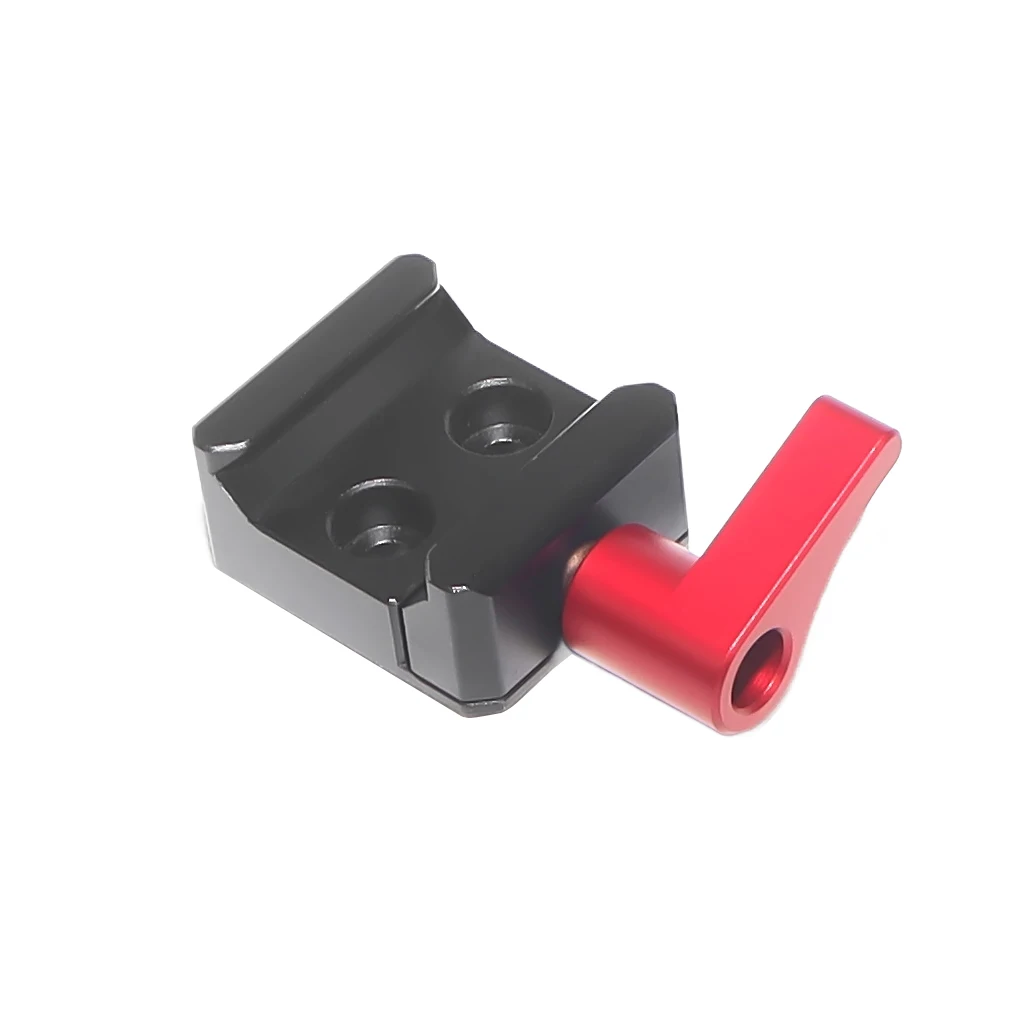 Enhanced Quick Release NATO Rail Clamp with Mounting Holes