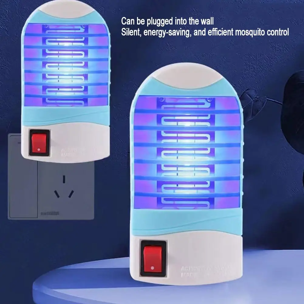 LED 가정용 실내 모기 킬러 램프 미국 플러그 전기 모기 파리 벌레 곤충 트랩 킬러 야간 조명 여름용 램프