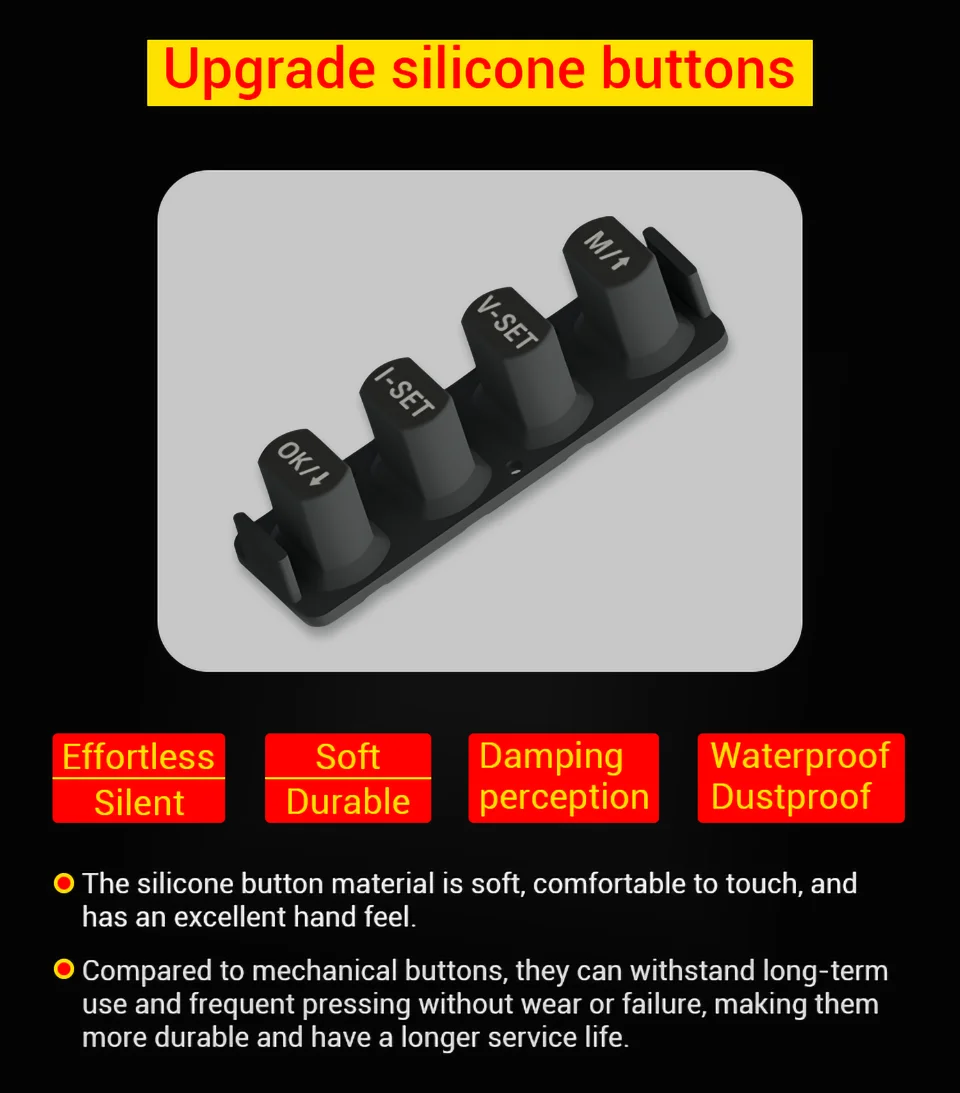 Description Picture 3 of item125V 22A 1500W DC DC Buck Converter Step-down CNC Adjustable Stabilized Voltage Power Supply Regulator with Bluetooth/USB Module