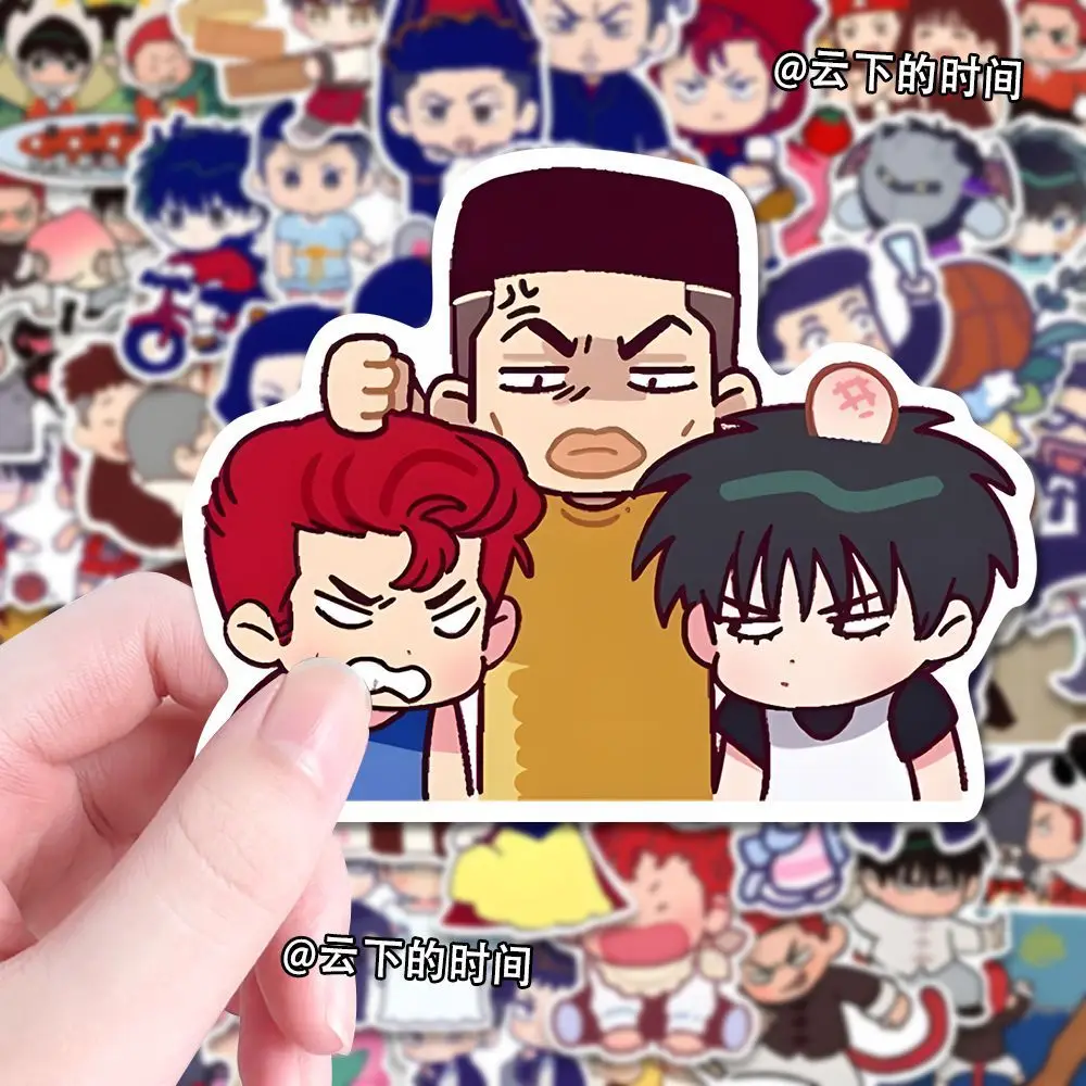 

Slam Dunk Sticker Anime Sakuragi Hanamichi Kaede Rukawa Stationery Stickers Cartoon Water Proof Student School Supplies Decor