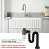 1PC Washbasin Drain Pipe Insect Proof Odor Proof Blockage Proof And Leak Proof Water Dispenser Washbasin Drainage Pipe 6