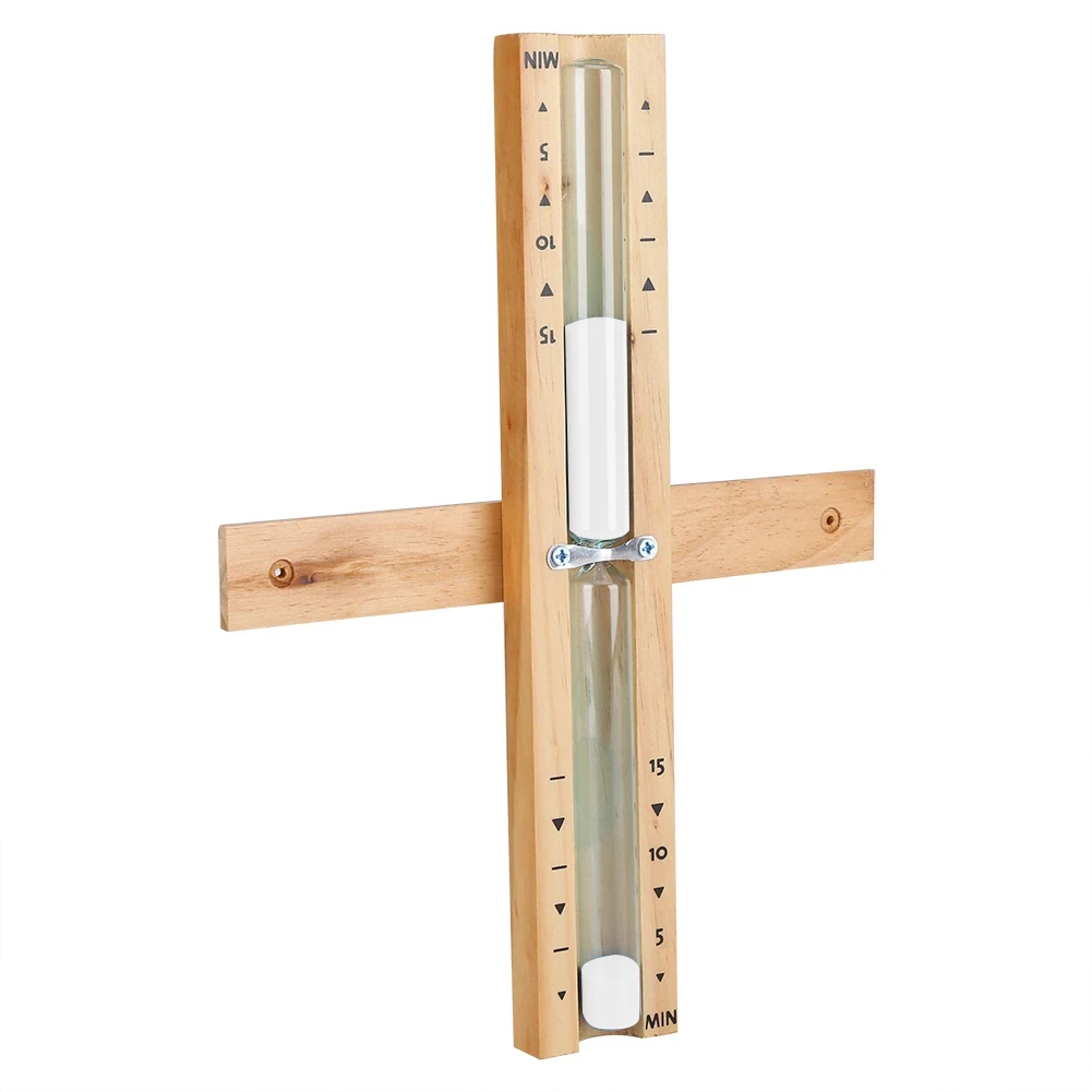 Decorative Wall-Mounted 15-Minute Sand Timer