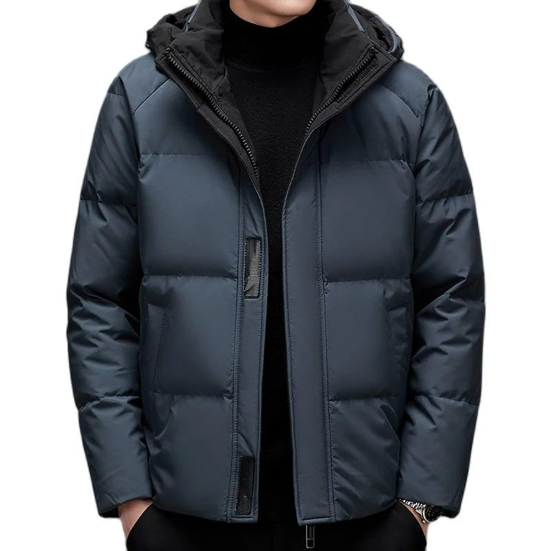 

2024 new arrival winter 90% white duck down hooded jackets men,warm thick parkas coat 169
