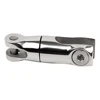 Boat 316 Stainless Steel Anchor Chain Swivel Anchor 6-8mm/10-12mm Chain Rotation Connector 2 Sections 5