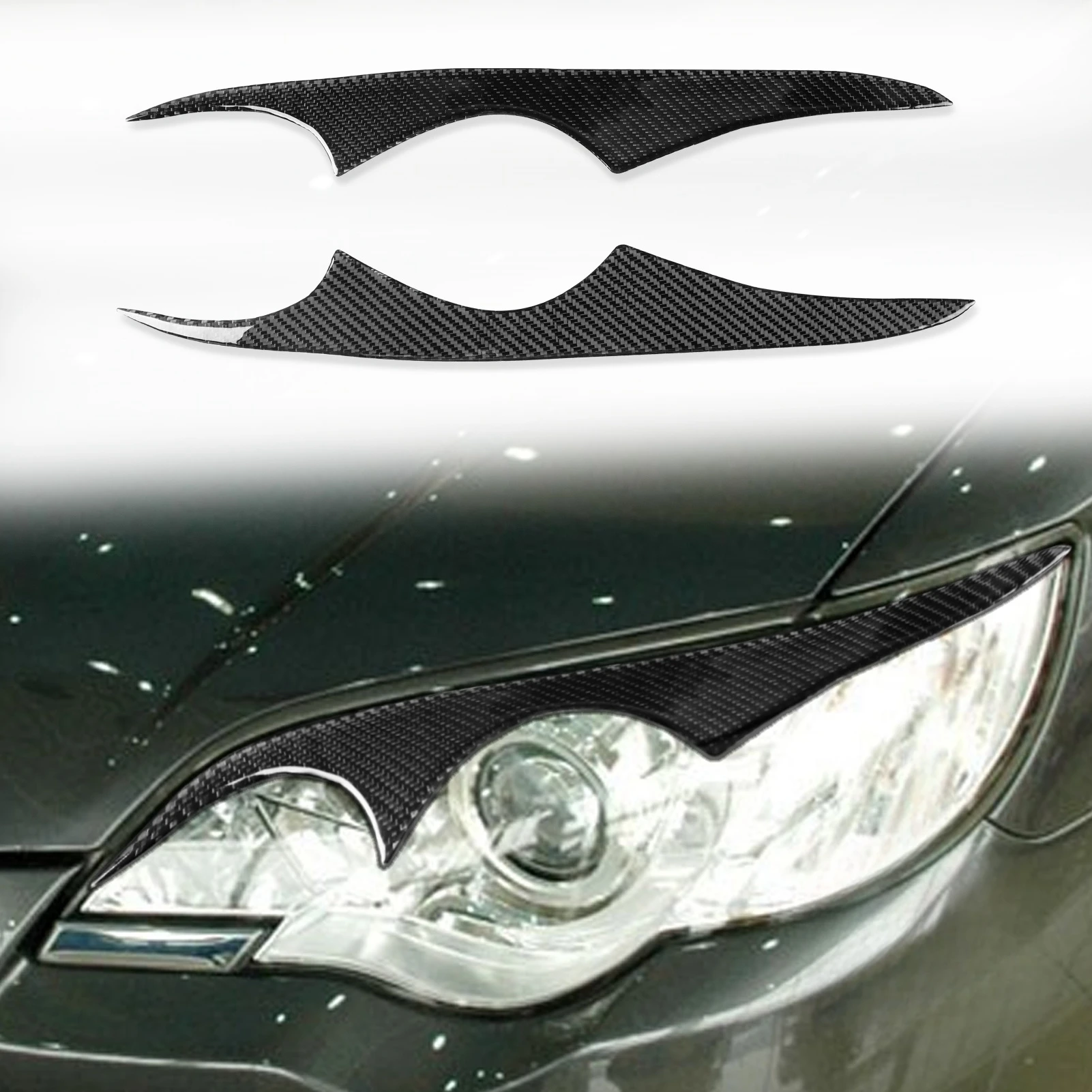 

Автомобильная фара, задняя подсветка для Subaru Legacy 2006-2008, внешняя защитная лампа из углеродного волокна, защитные аксессуары