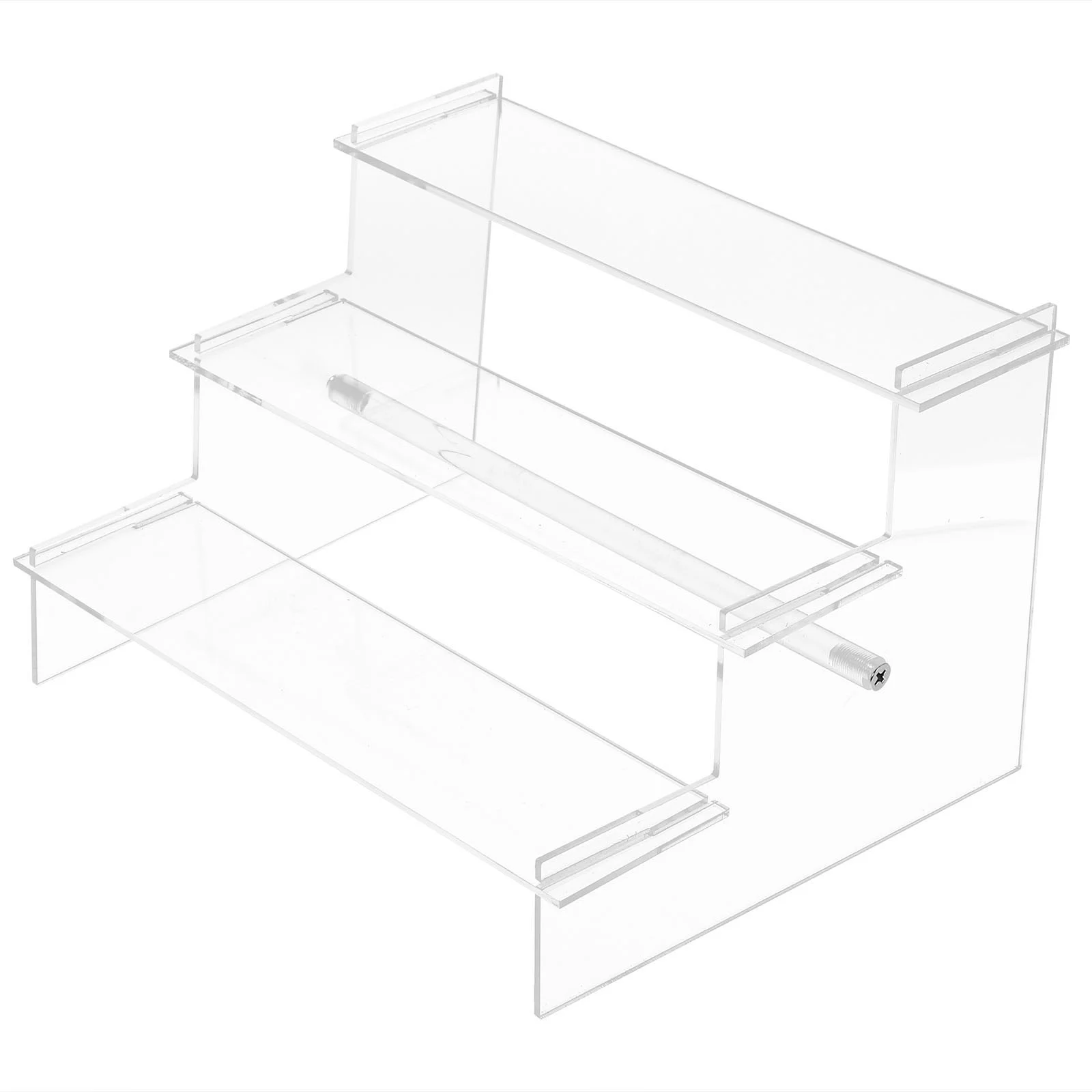 

Transparent Three-Layer Display Rack Acrylic Showcase Organizer Desktop Stand Storage Displaying