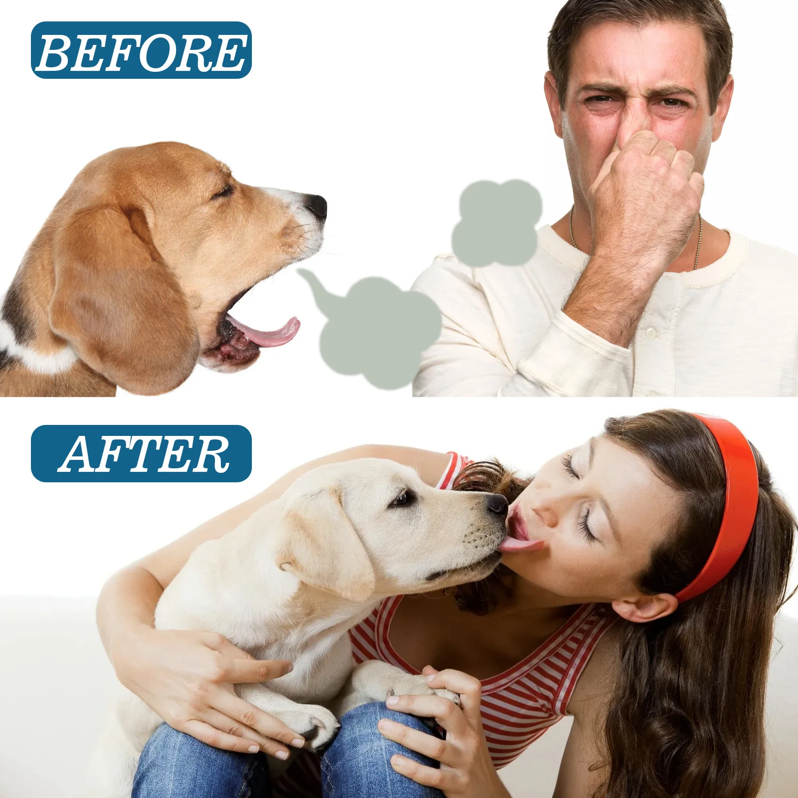 Pet Oral Cleaning Spray, Dog and Cat Tartar Removal and Bad Breath Refreshing Oral Care Spray
