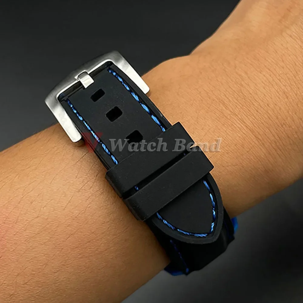 Silicone Sport Watch Band - Universal Replacement Strap