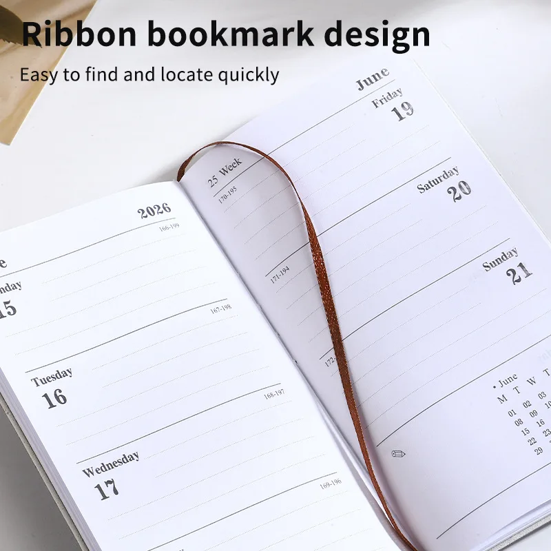 2026 Daily Planner,365 Days Time Management Notebook A6 Size