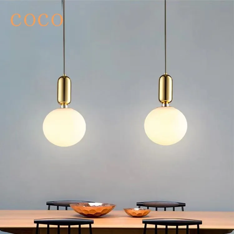 

2024 Modern New Creative Chandelier Luxury Black/gold 110V 220V Lighting Fixtures Store Restaurant Bedroom Bedside Glass Ball