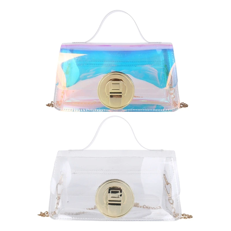 

Fashion Women Sling Bag PVC Transparent Shoulder Crossbody Bags Girl Phone