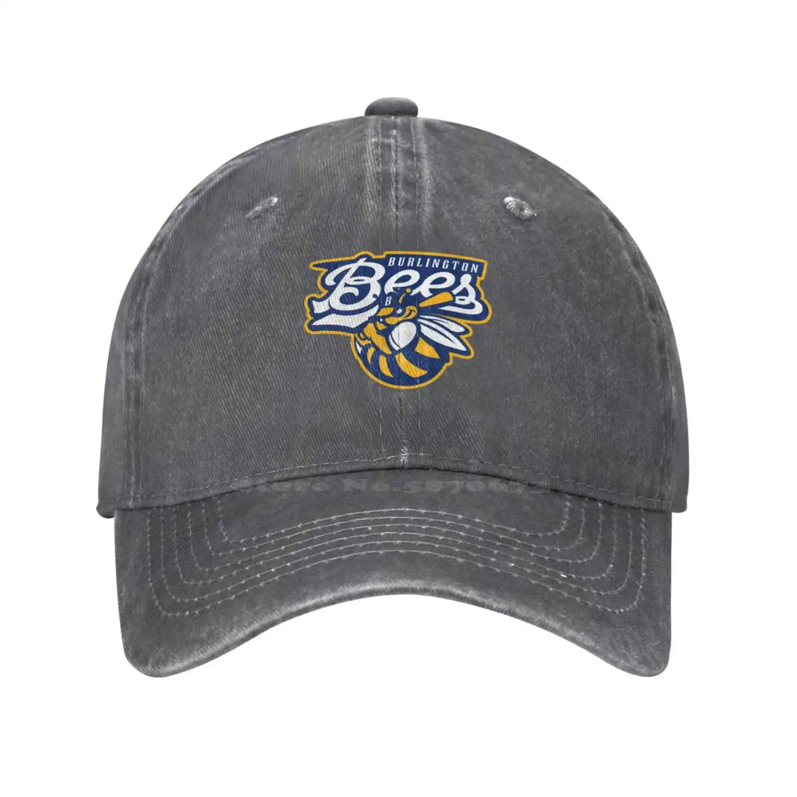 

Burlington Bees Logo Print Graphic Casual Denim cap Knitted hat Baseball cap