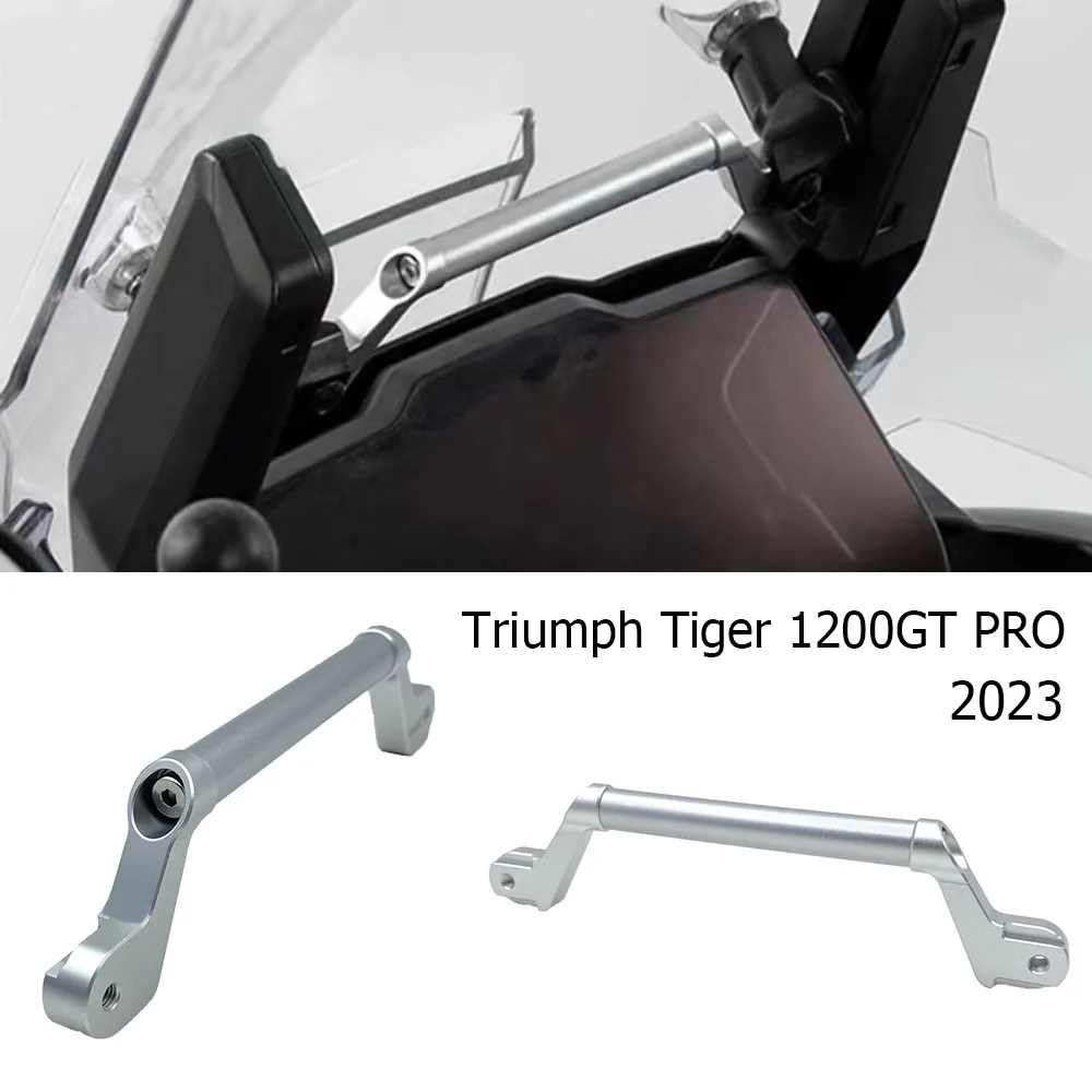 Staffa Navigazione Per Triumph Tiger 900 - Nera, In Lega Alluminio 6061-T6 - Foto 5