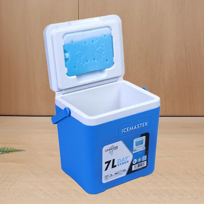 Portable 7L Insulated Thermal Cooler Box Outdoor Camping Picnic Ice Block Insulation Box