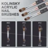 Shine Chance Acrylic Nail Brush, 100% Real Kolinsky Art Nail Brush for Acrylic Powder Application, Handmade Women Manicure Nail 4