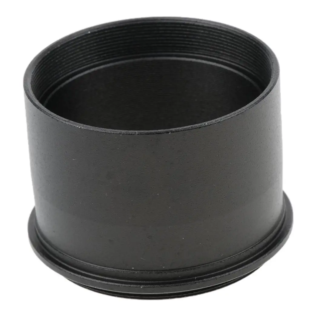 2`` to .75 Telescope Eyepiece Mount Adapter with M48x0.75 Female Thread to Accept 2`` Filter, Fully Black,Made of Metal