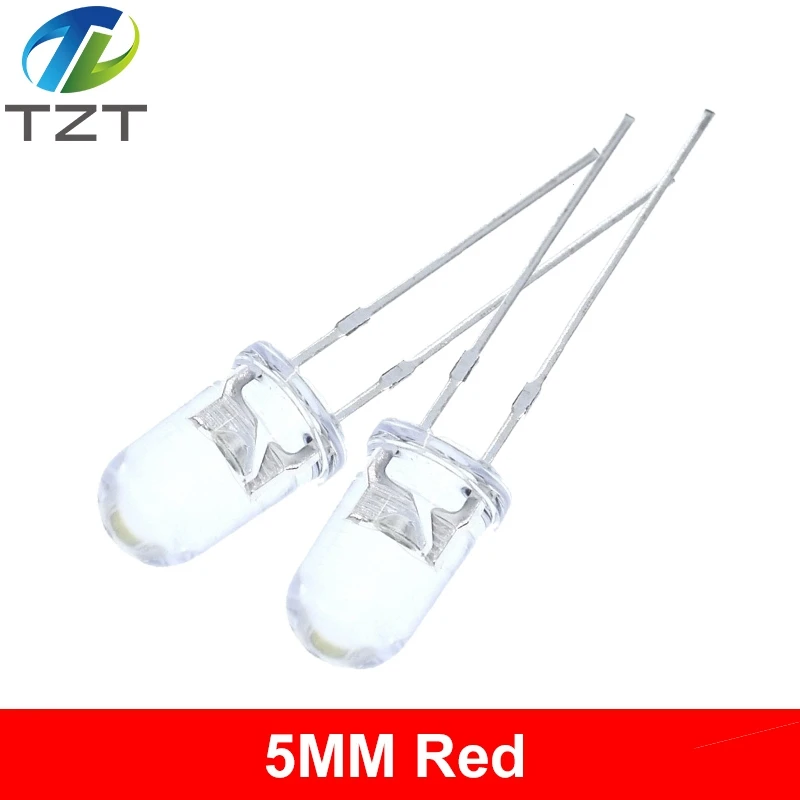 รูปสินค้า หลอดไฟ LED สีสันสดใส 5 มม. 10 ชิ้น