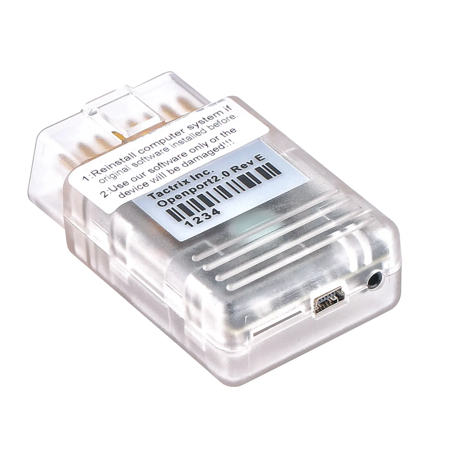Tactrix Openport 2.0 + ECUFLASH Cable J2534 for Subaru/ Toyota/ Ford/ Mazda/ JLR/ Mitsubishi etc Work on Win10