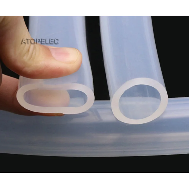 1M ID 11/12/14/15/16/18/20/22/25/30/32/36/38/50mm Flexible Soft Food Grade Silicone Hose Tube Pipe 180℃