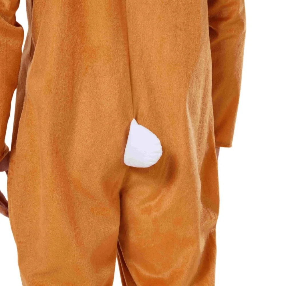 New Christmas Elk One-piece Suit Couple Men and Women Funny Party Stage Props Bar One-piece Pajamas Adult Onesie Sf773bb7c4efa4a5285e3aa6601e5e1cco