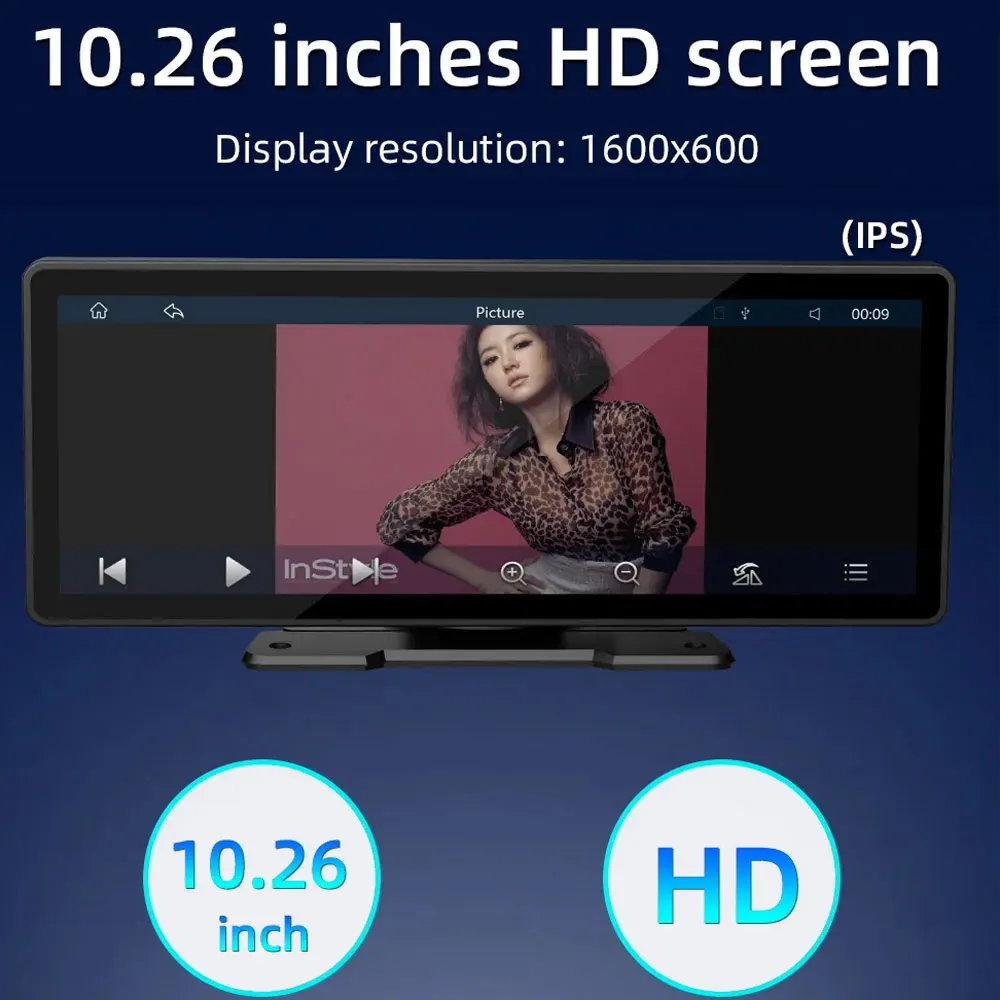 10.26&rdquo; Screen Car Radio Multimedia Wifi Video Player Wireless Carplay Screen For Android car stereo,car display