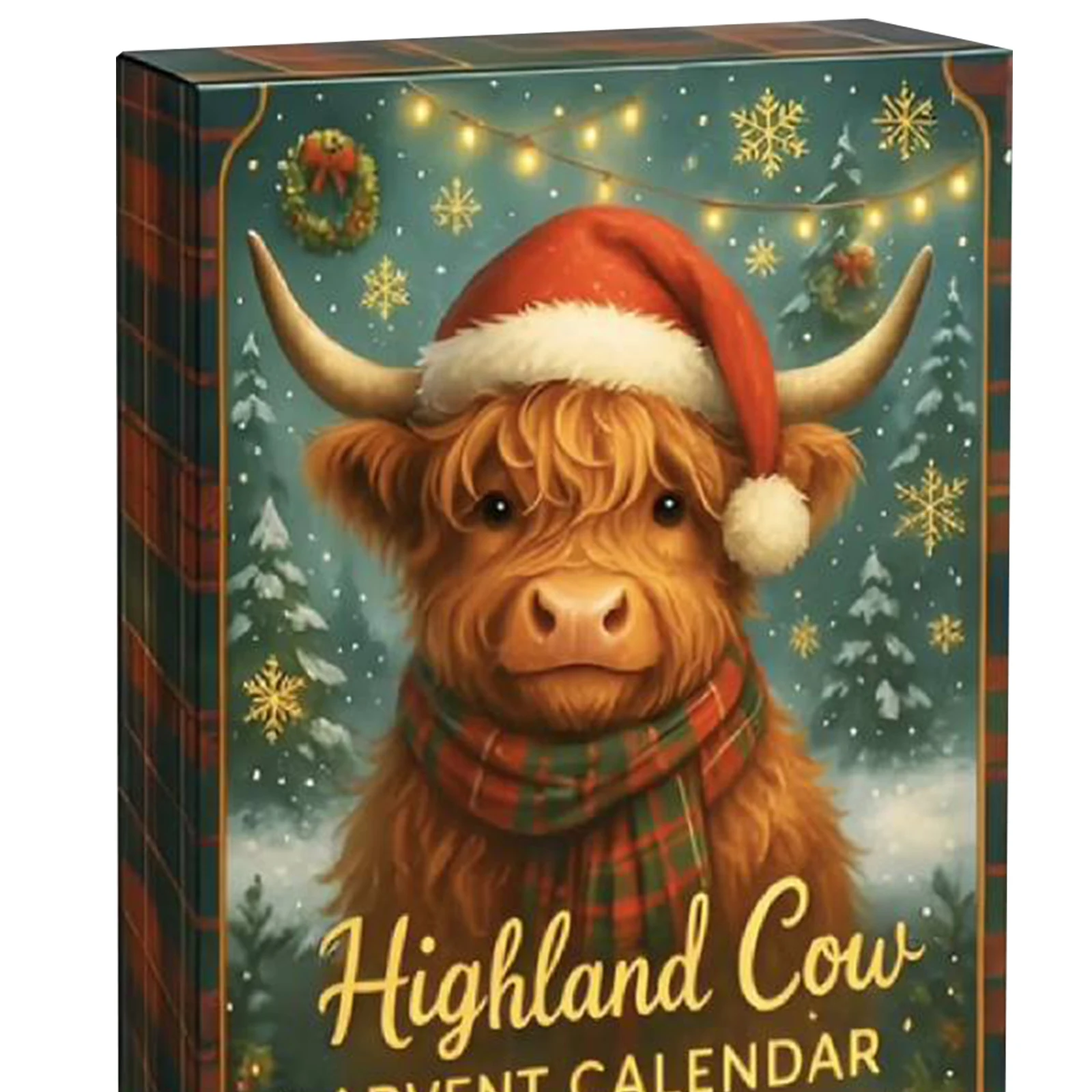 Highland Cow Christmas Advent Calendar