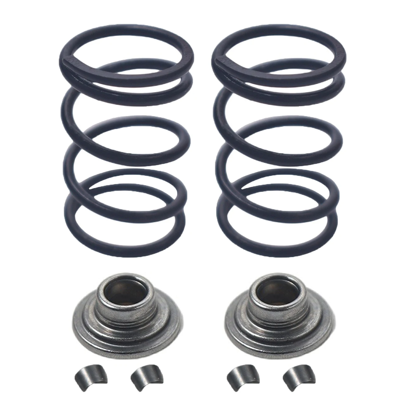 2Pcs Valve Spring Retainers With Locks Kit Fit For Predator 212 Clone Go Kart valve spring retainers kit