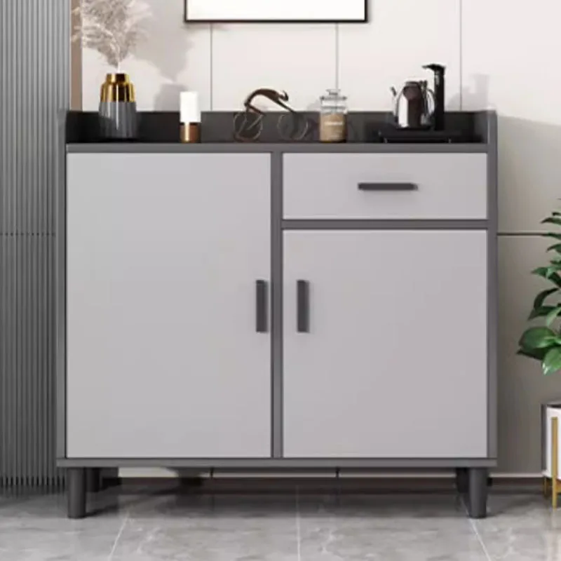 Mid Century Locker Sideboard Buffet Corner Luxury Shelves Sideboard Multifunctional Hallway Muebles De Cocina Kitchen Furniture