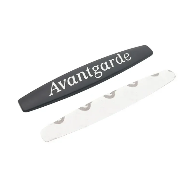 Sleek 3D Metal Avantgarde Car Emblem Badge - Premium Auto Styling Accessory