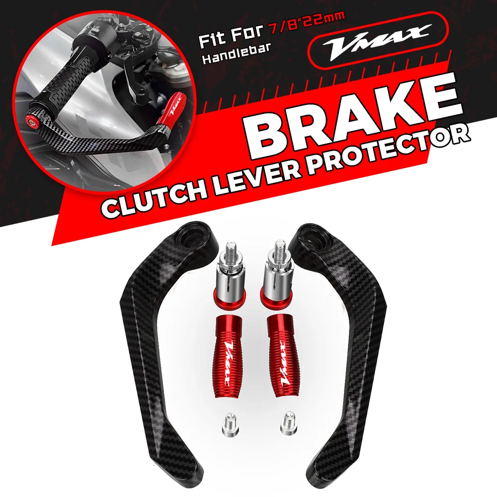 

V-MAX 7/8" 22MM CNC Handlebar Grip Handguard Brake Clutch Levers Guard Protector Motorcycle For Yamaha V Max Vmax 1200 1700 Part