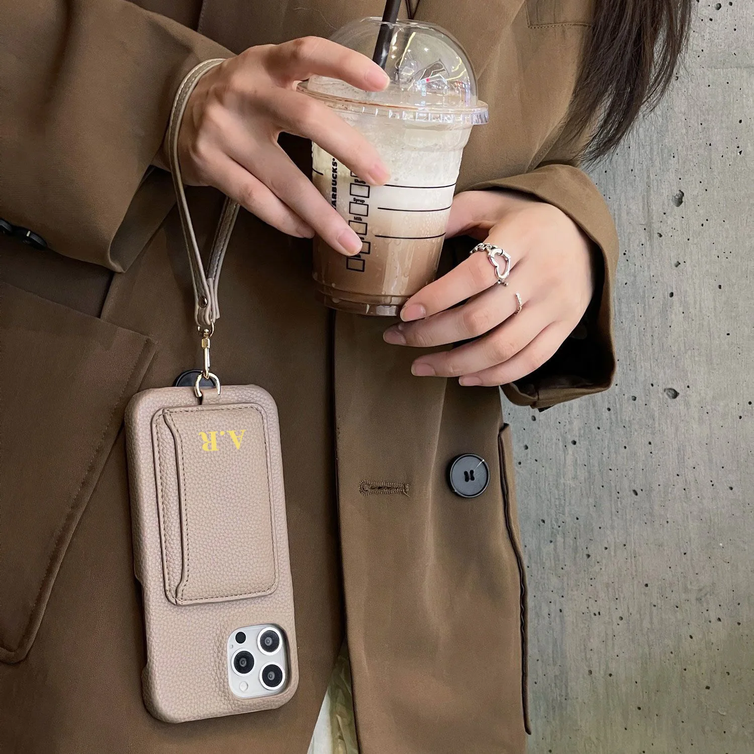 Fashion Personalized Letter Card Slot Wallet Leather Phone Case For iPhone 15 14 13 Pro Max 12 11 XR X XS 7 8 Plus Phone Cover