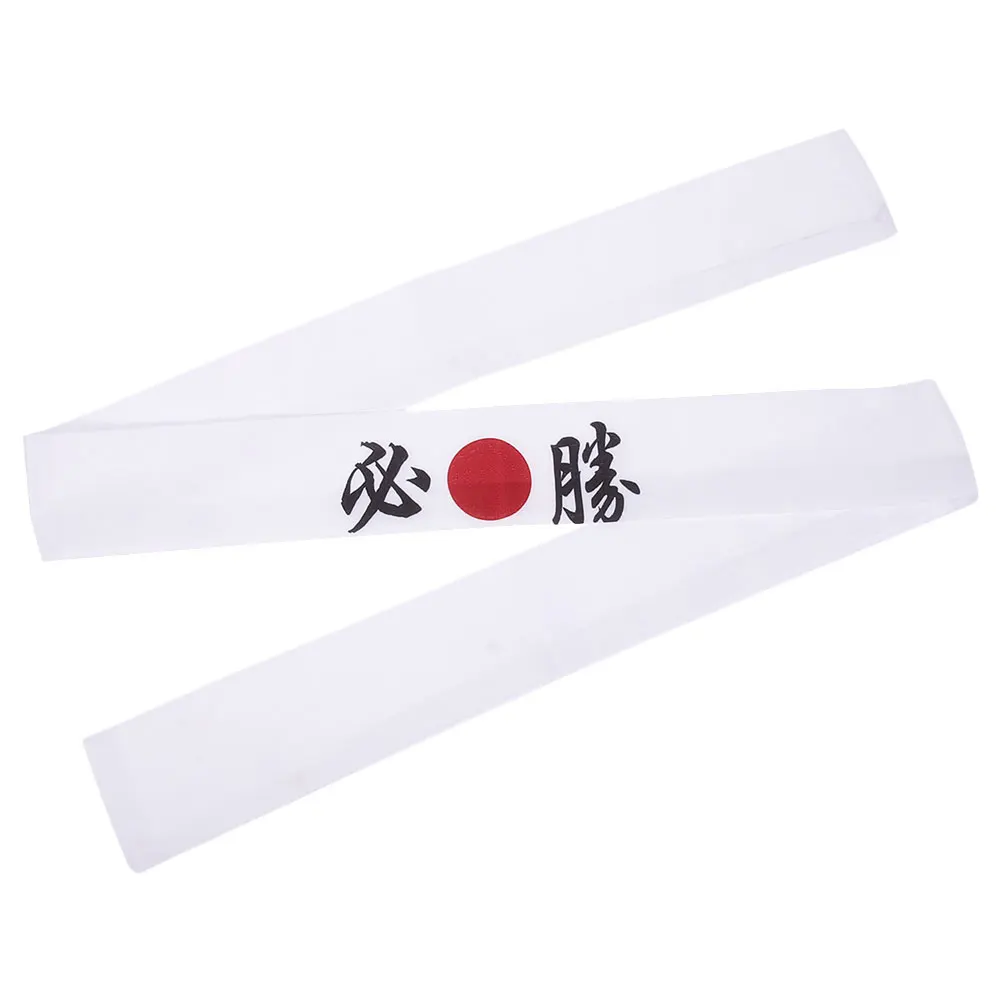MAGICLULU 5 Sets Elegante Japanse Karate Hoofdband Polyester Materiaal Sushi Chef Hoofdband Bushido Ontwerp 2 Stuks * 5