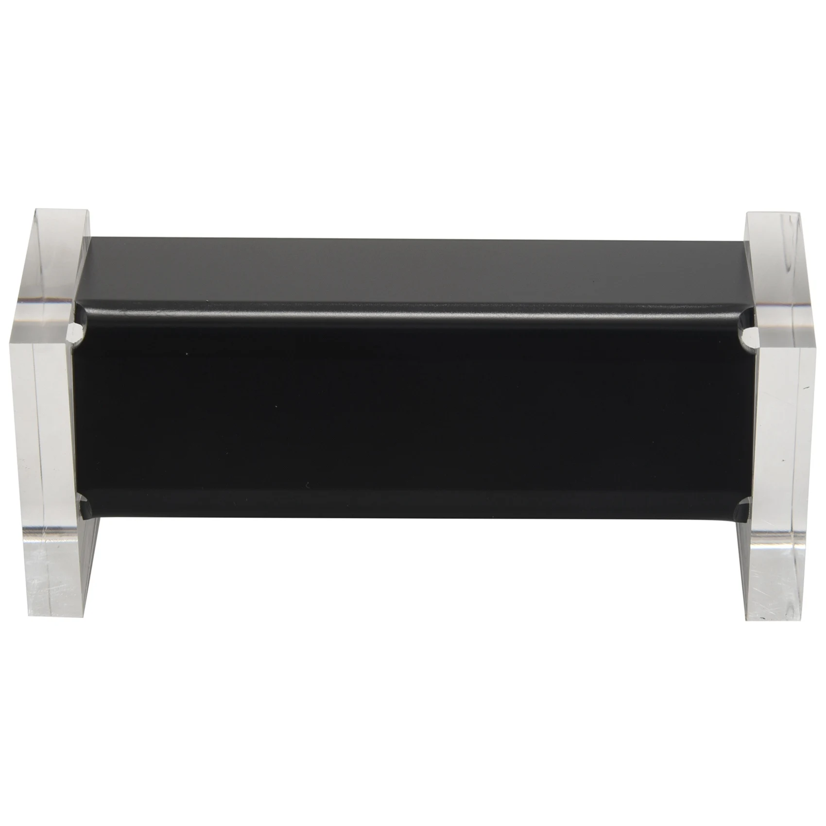 아크릴 데스크탑 비즈니스 카드홀더 디스플레이, 우아한 명함 스탠드, 사무실용 블랙, 2X