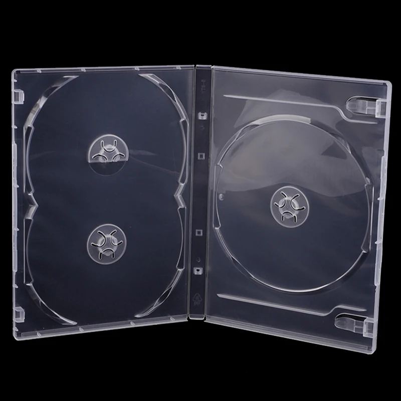 /KQM/사각형 투명 바닥 CD 박스 빈 CD 케이스 PP 플라스틱 밀키 투명 CD 케이스 CD 케이스 용량 3디스크