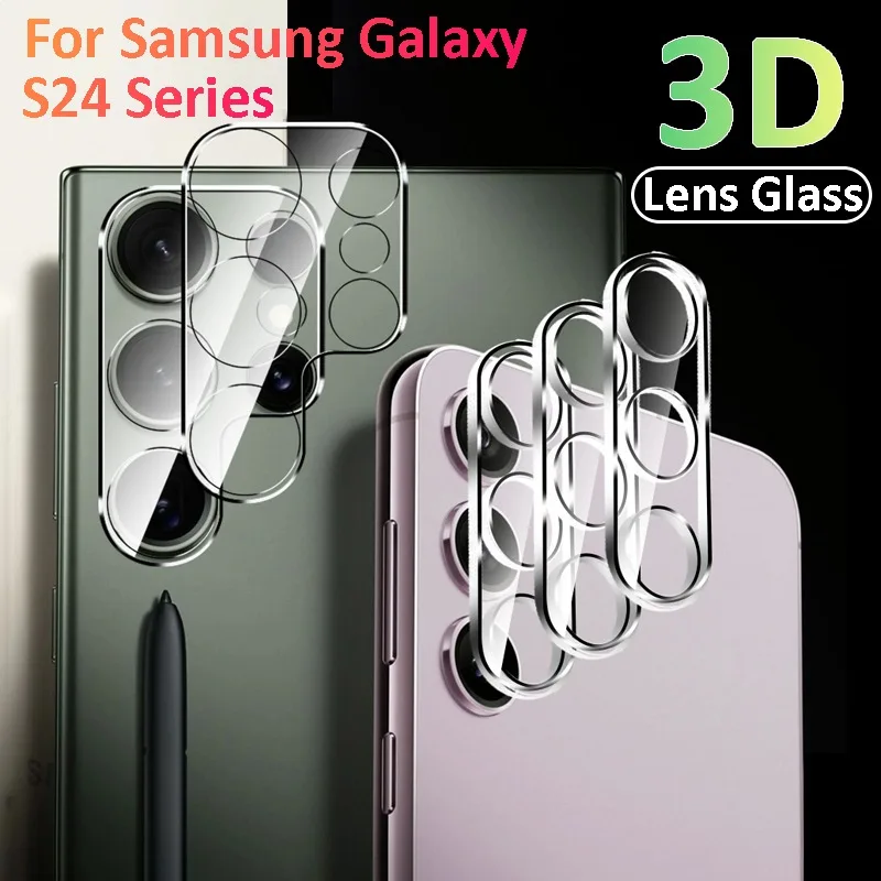 

3Pcs Camera Tempered Glass For Samsung Galaxy S24 Plus S24 Ultra Camera Lens Screen Protector For Samsung Galaxy S24 Lens Film