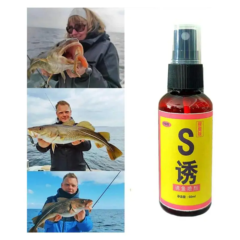 Saltwater Fish Attractant Bass Baits And Lures Freshwater Attractant  Enhancer Liquid Spray Hold Fish On Longer Fishing Gear - AliExpress