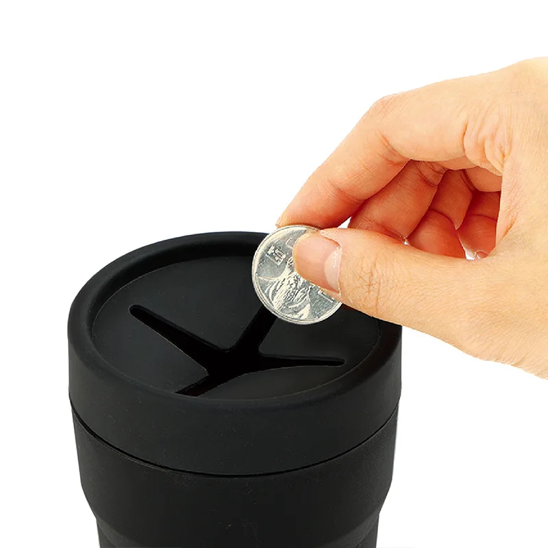 Compact Round Car Trash Can - Mini Storage Interior Accessory