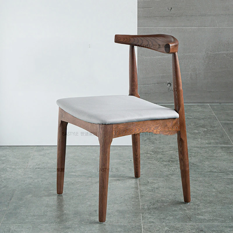 

White Minimalist Dining Chairs Modern Bedroom Vintage Wooden Dining Chairs Design Relax Funky Silla Nordica House Furnitures