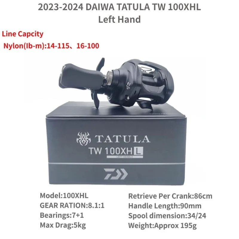2023-2024 DAIWA TATULA TW 100 100L 100H 100HL 100XH 100XHL