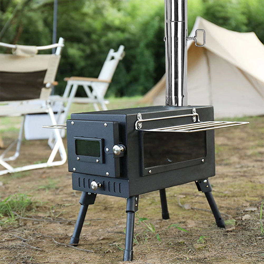 Stove Cooling Tube Cooling Anti-scalding Tube 60mm Chimney Outdoor Furnace Fireplace Stainless Steel Teepee Stove Tube