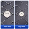 Fishing Replacement Landing Net Mesh Dia 35/40/45/50/60/70cm Small/Large Mesh Collapsible Folding Dip Net Fishing Net 3