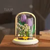 Building block flower eternal rose small particle building block assembly toy gift desktop decoration 16