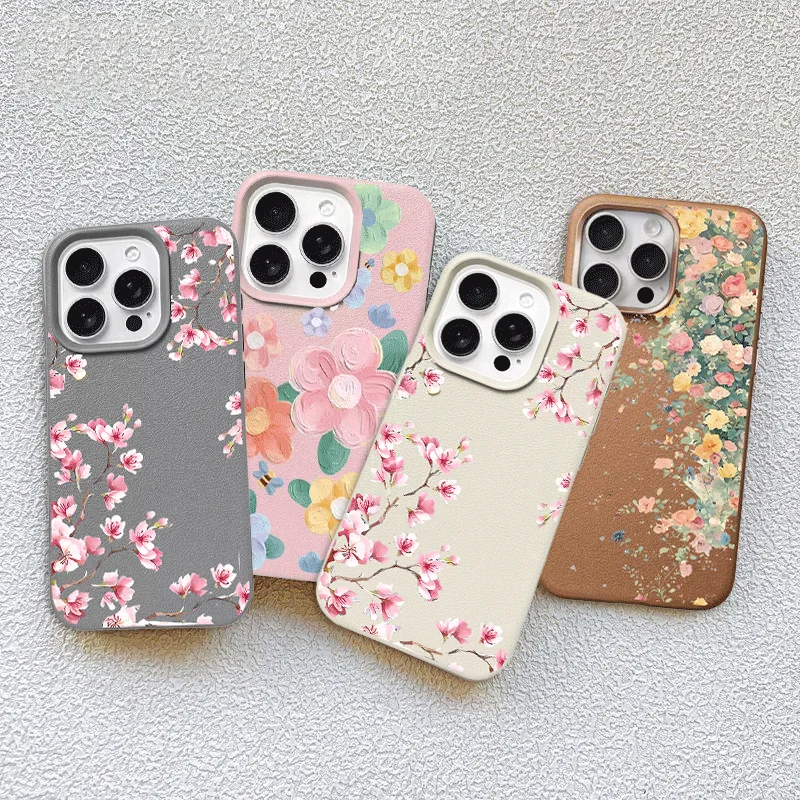 Elegant Flower Lichee Pattern Phone Case