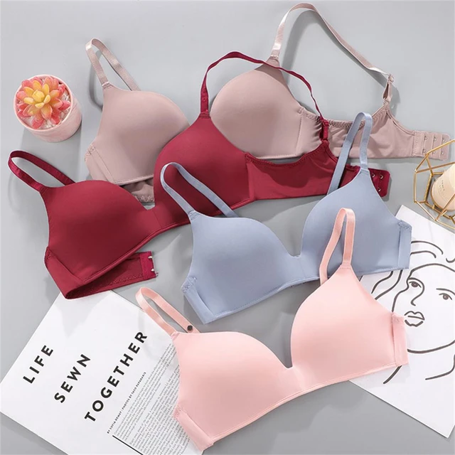 White Color Thicken Sexy Bra Top Chest Padded Push Up Bra For Student Girl  Half Cup Sexy Women Bra Underwire Support Chest Bra - Bras - AliExpress
