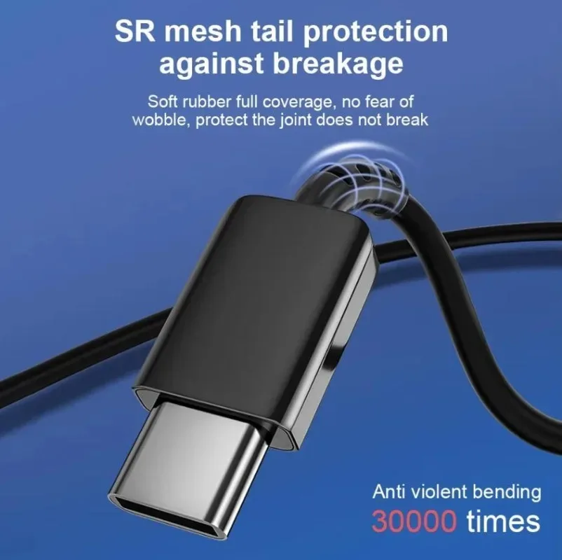 삼성 갤럭시 S26 S25 S24 S23 울트라 노트 10 5G A53 A54용 3개입 PD 100W USB 타입 C 케이블, 초고속 충전 USB C 데이터 케이블