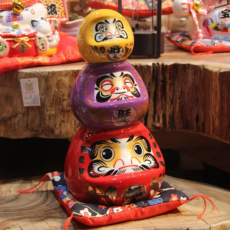 彫刻・オブジェ SANROKU DARUMA Figurine koner gallery Japanese