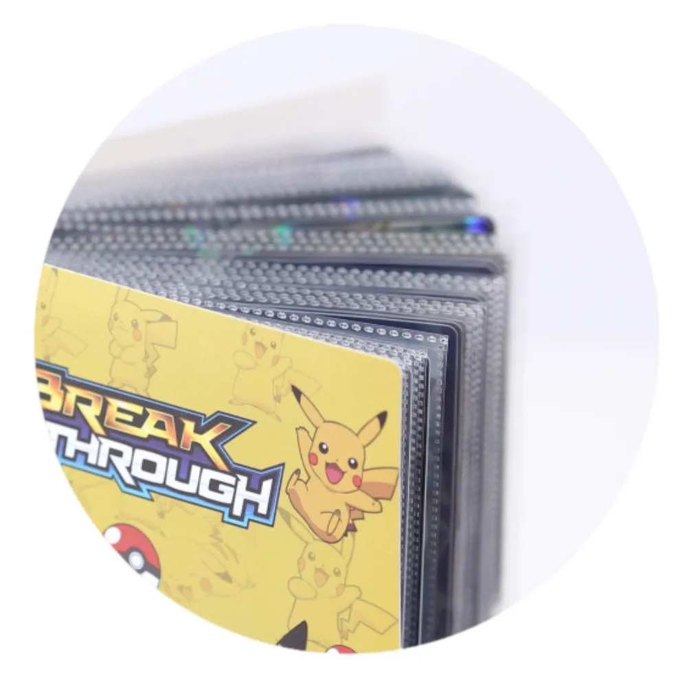Pokemon Album 3D Holographic 240pcs Pikachu Charizard Shining Map Collections Notebook Binder Folder Holder Book Cards Protector