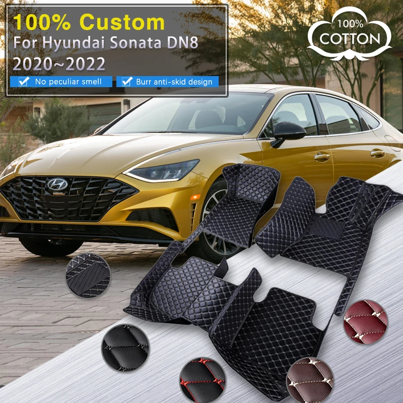 Автомобильные коврики для Hyundai Sonata DN8 MK8 2020 2021 2022 автомобильные интерьерные